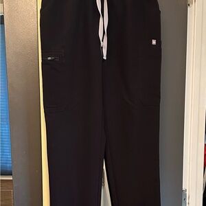 Figs Scrub Pants with Gray Drawstring